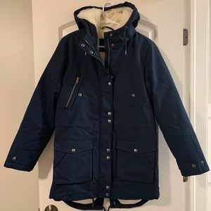 Volcom Walk On By Women’s Navy Hooded Parka (NWT)